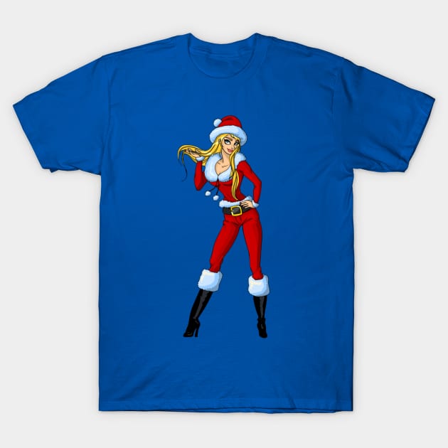 Xmas Girl T-Shirt by AnishaCreations